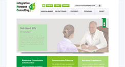 Desktop Screenshot of integrativehormoneconsulting.com